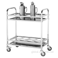 Steel Hot Pot Trolley Stainless Steel Kettle Cart Supplier